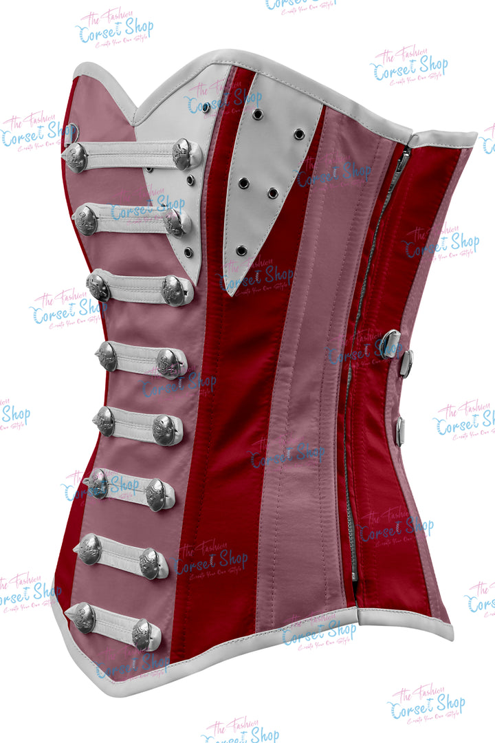 Jessie Satin Overbust Corset
