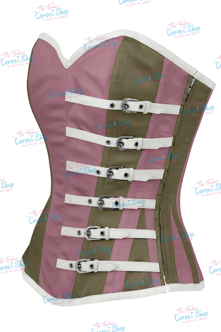 Agabeze Gothic Satin Overbust Corset