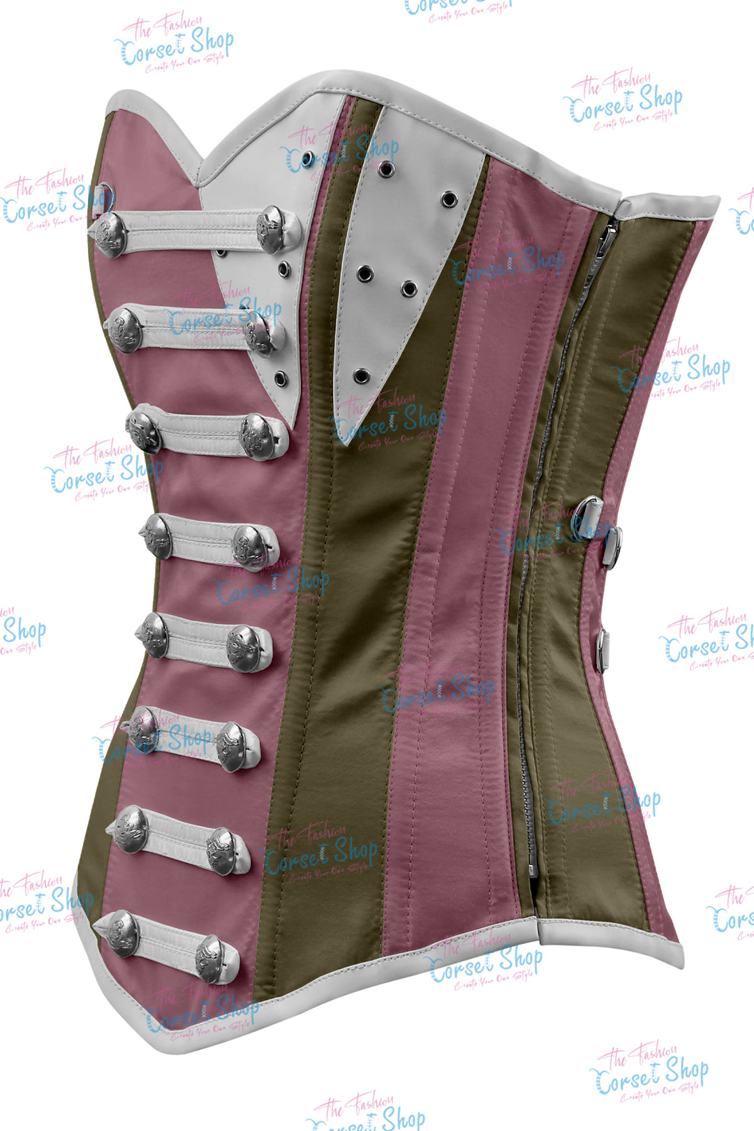 Jessie Satin Overbust Corset