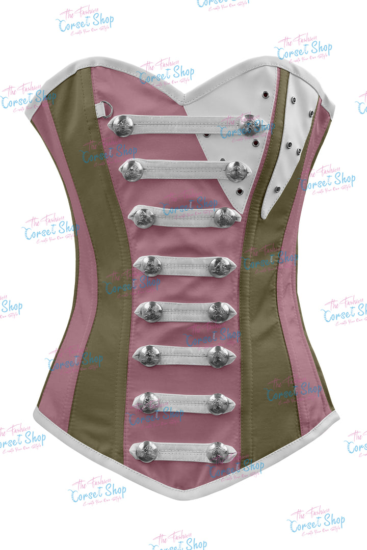 Jessie Satin Overbust Corset