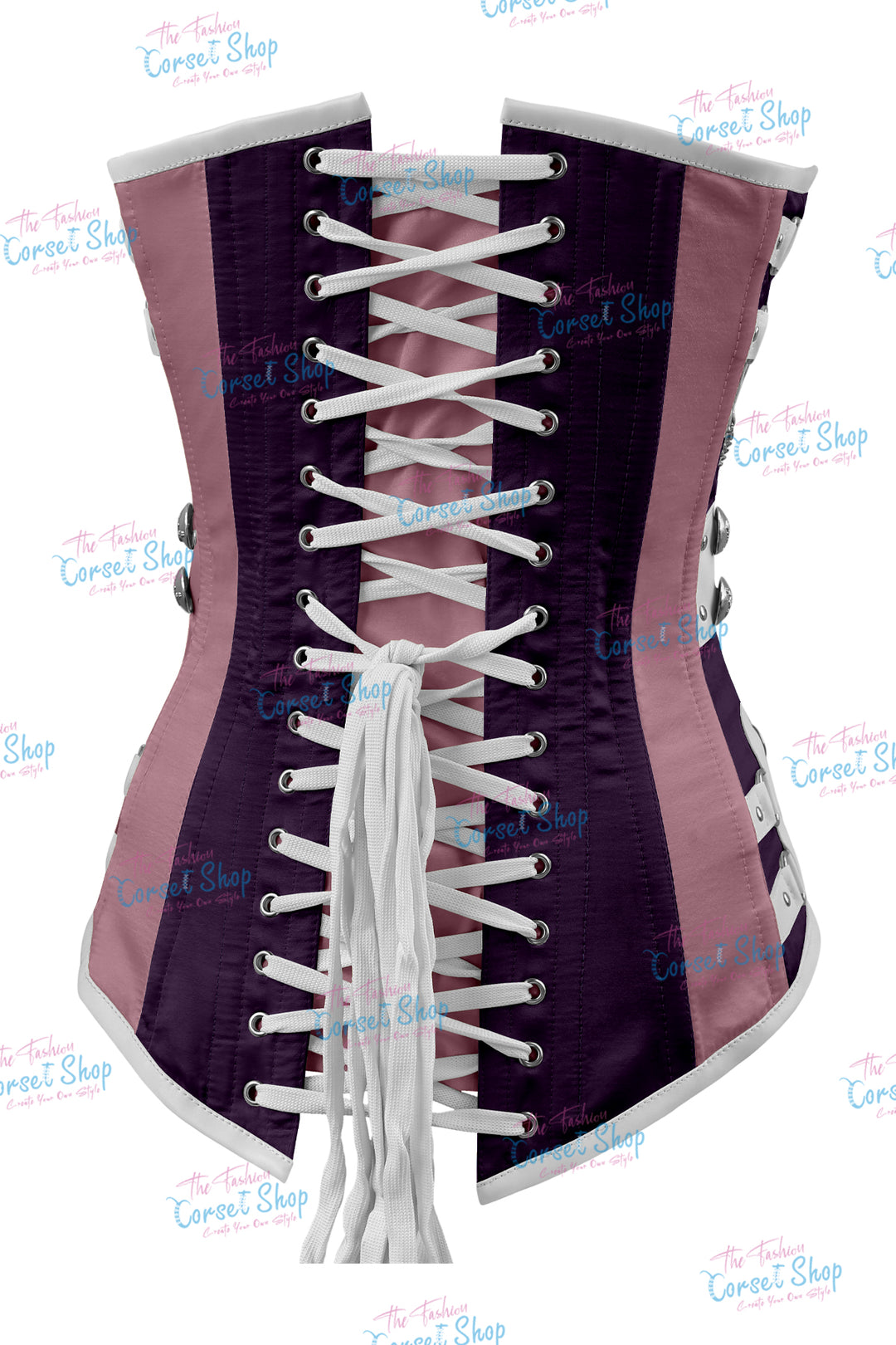 Dackett Satin Steampunk Overbust Corset