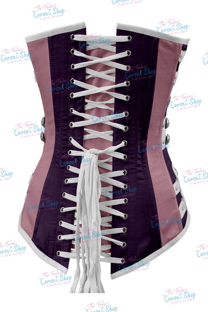 Dackett Satin Steampunk Overbust Corset