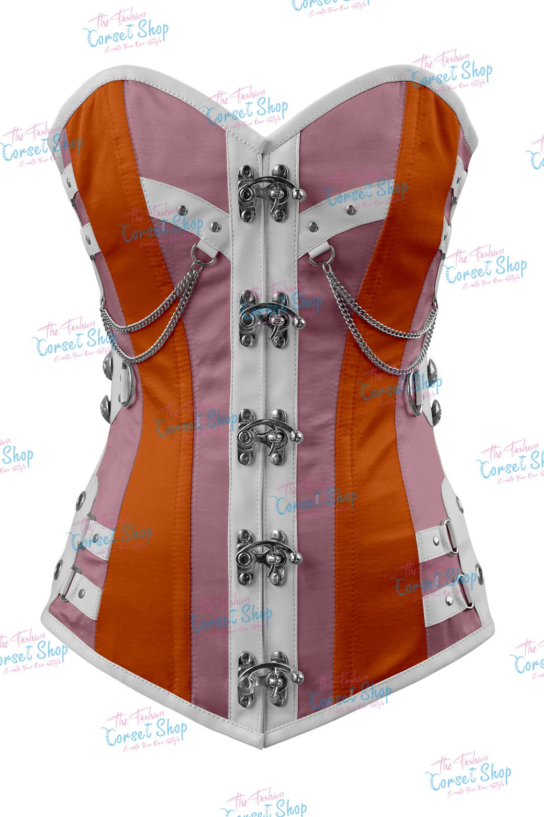 Dackett Satin Steampunk Overbust Corset