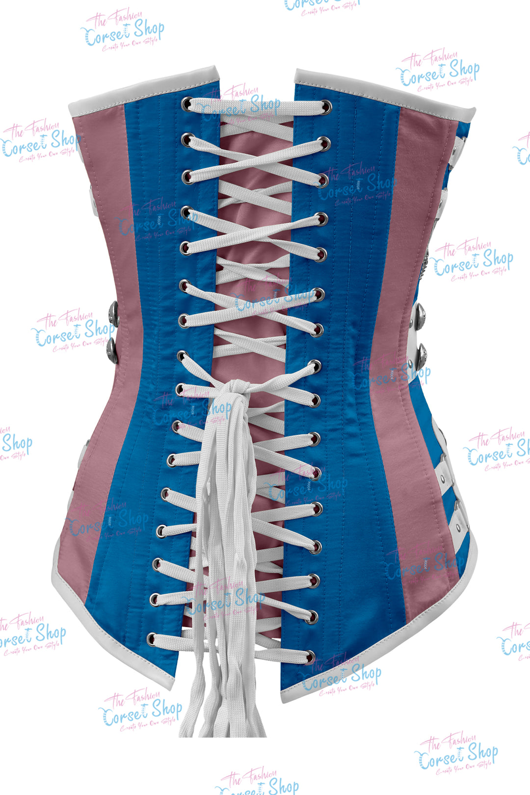 Dackett Satin Steampunk Overbust Corset