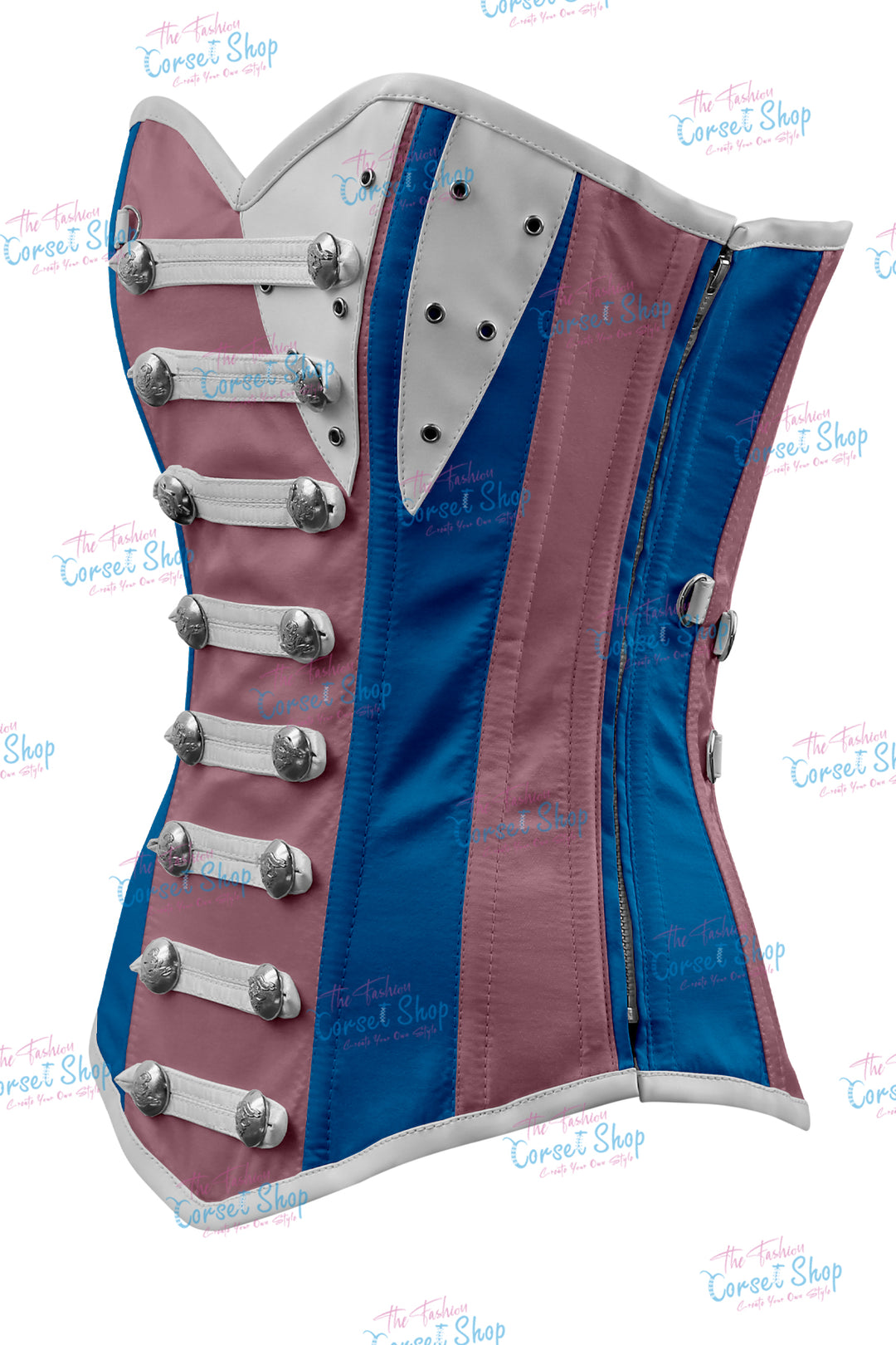 Jessie Satin Overbust Corset