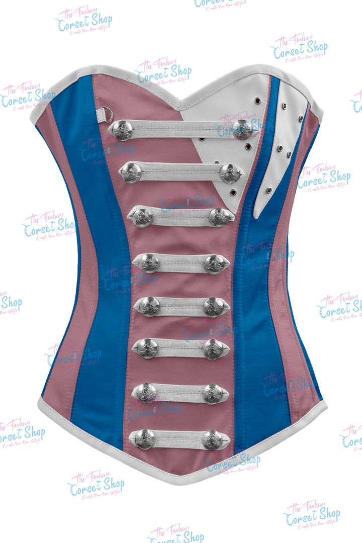 Jessie Satin Overbust Corset