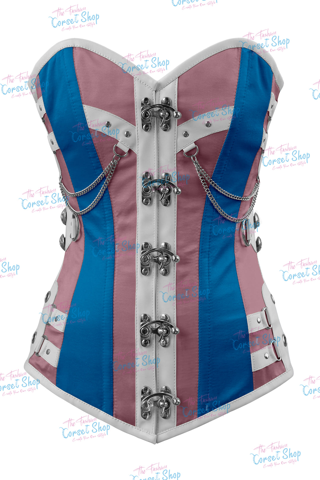 Dackett Satin Steampunk Overbust Corset