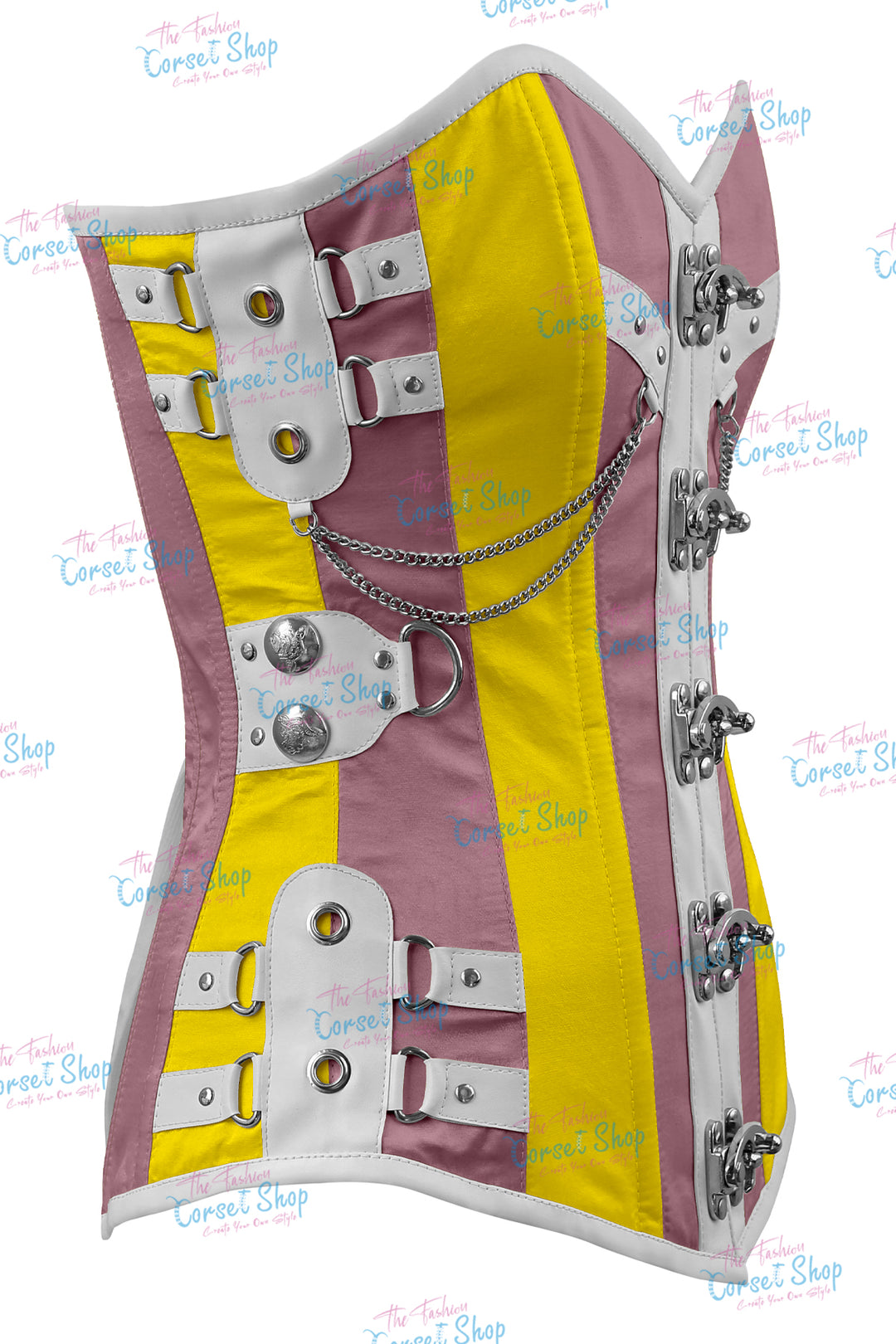 Dackett Satin Steampunk Overbust Corset