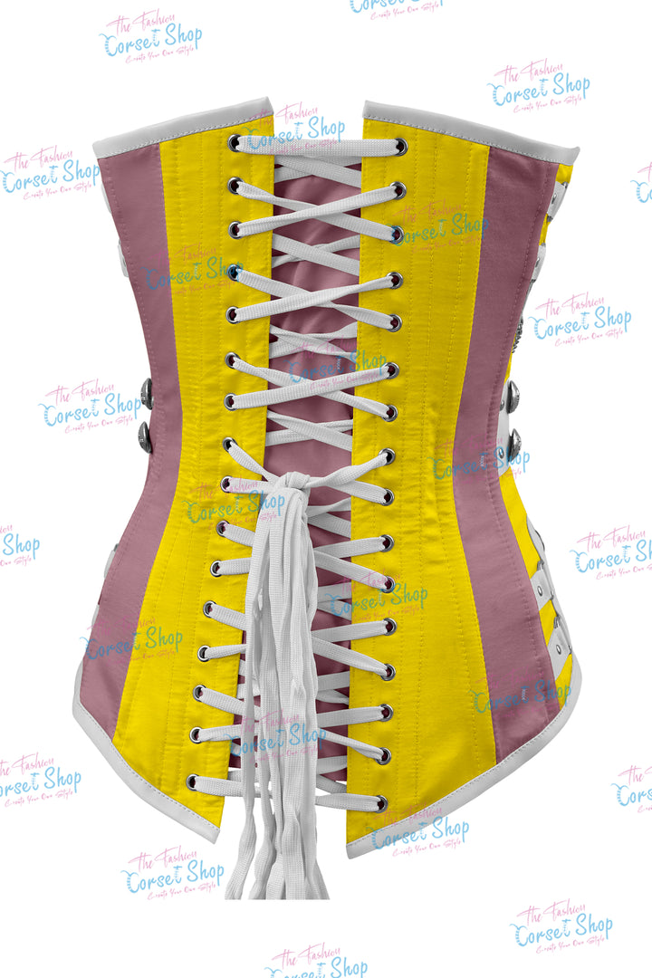 Dackett Satin Steampunk Overbust Corset