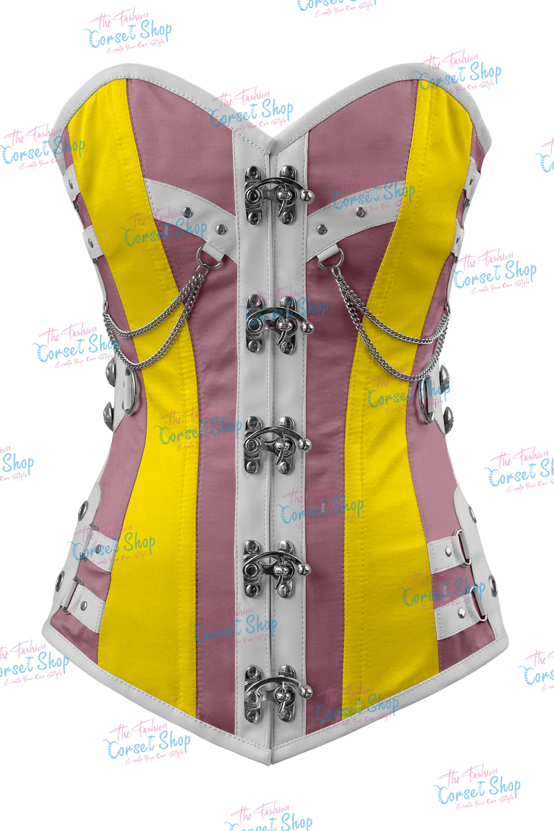 Dackett Satin Steampunk Overbust Corset