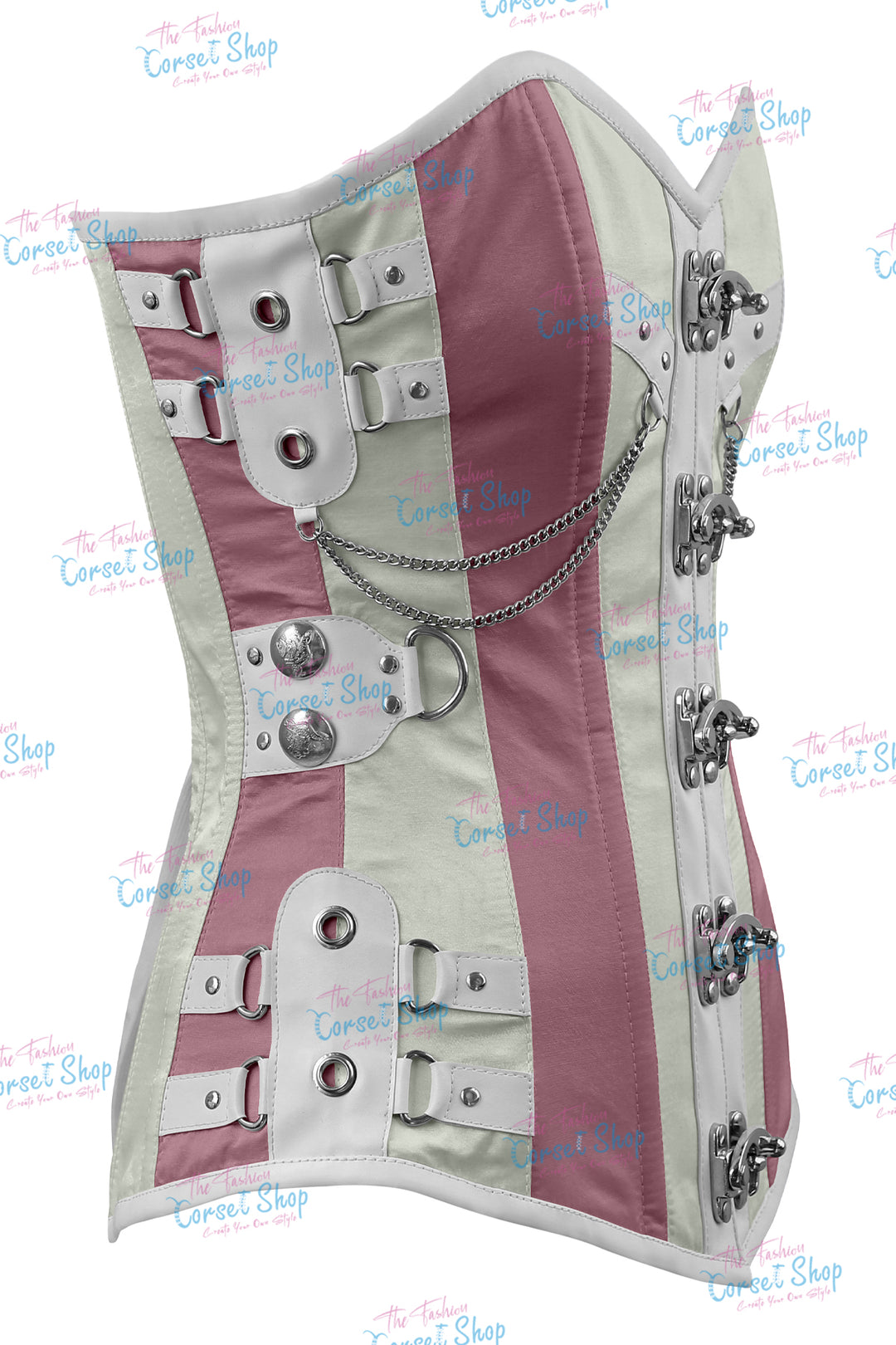 Dackett Satin Steampunk Overbust Corset