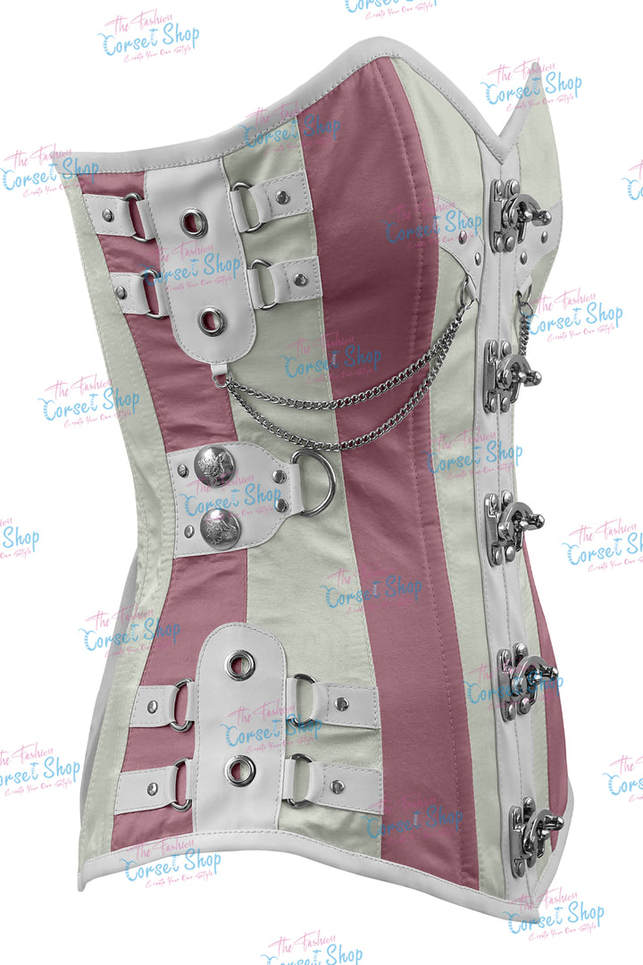 Dackett Satin Steampunk Overbust Corset