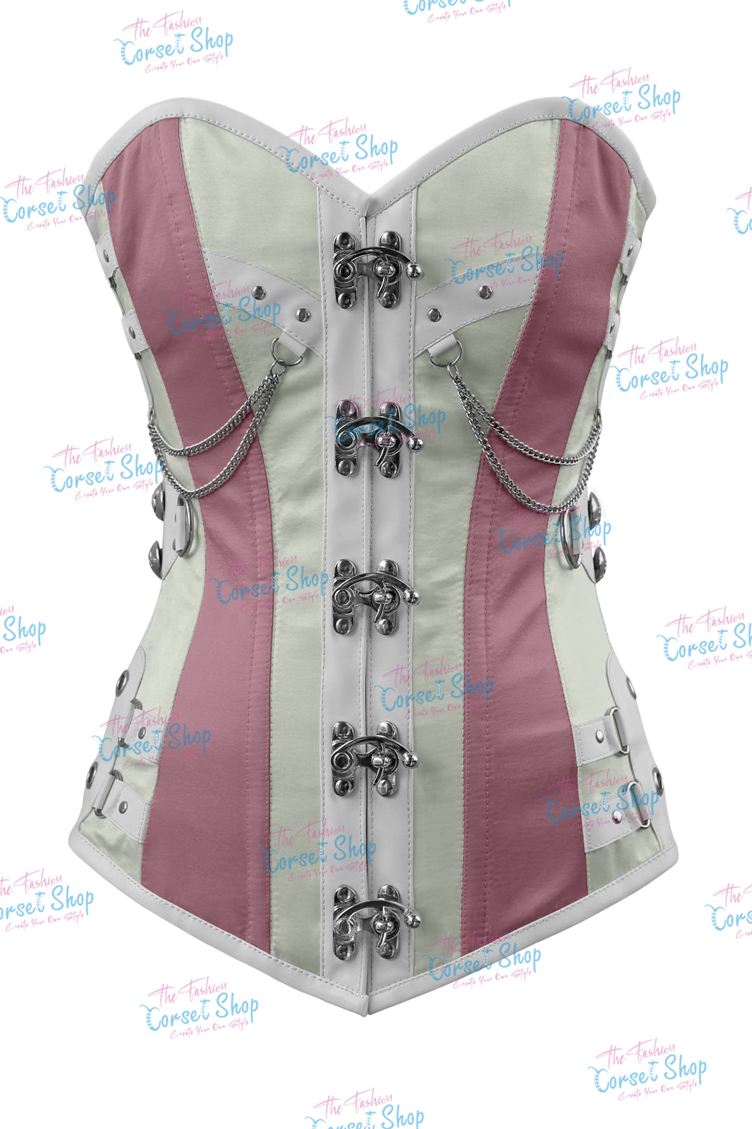 Dackett Satin Steampunk Overbust Corset
