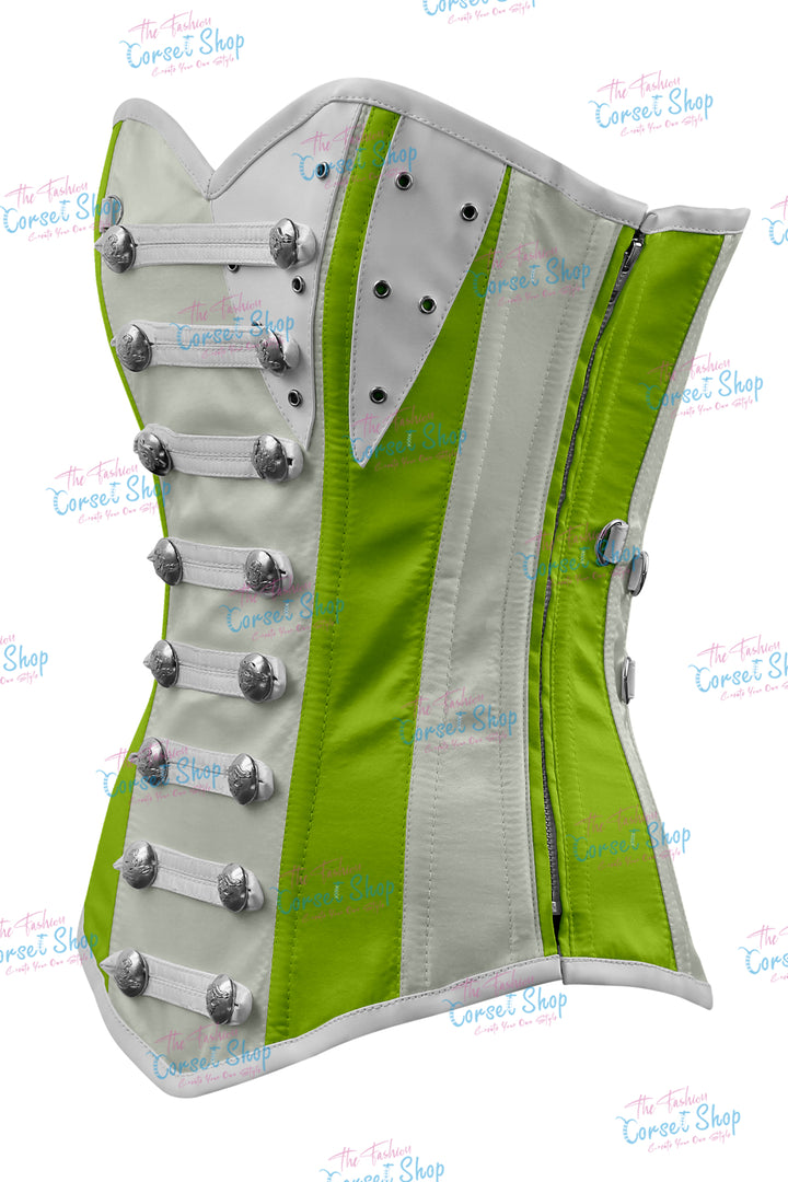 Jessie Satin Overbust Corset
