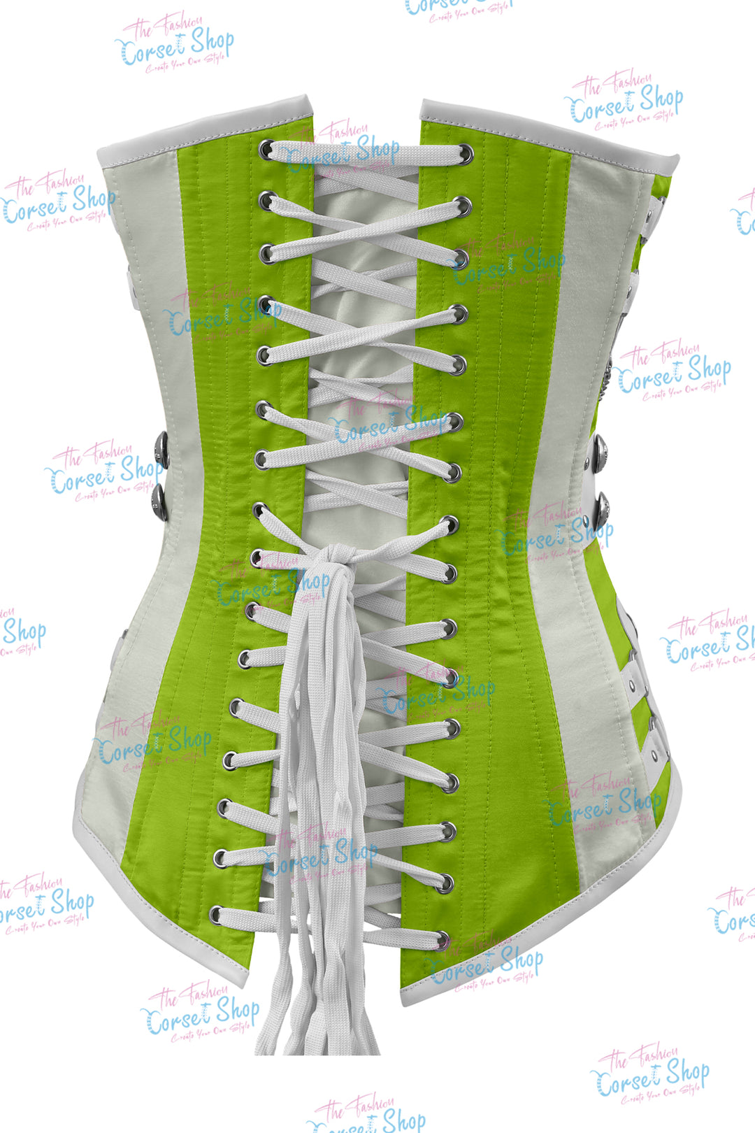 Dackett Satin Steampunk Overbust Corset