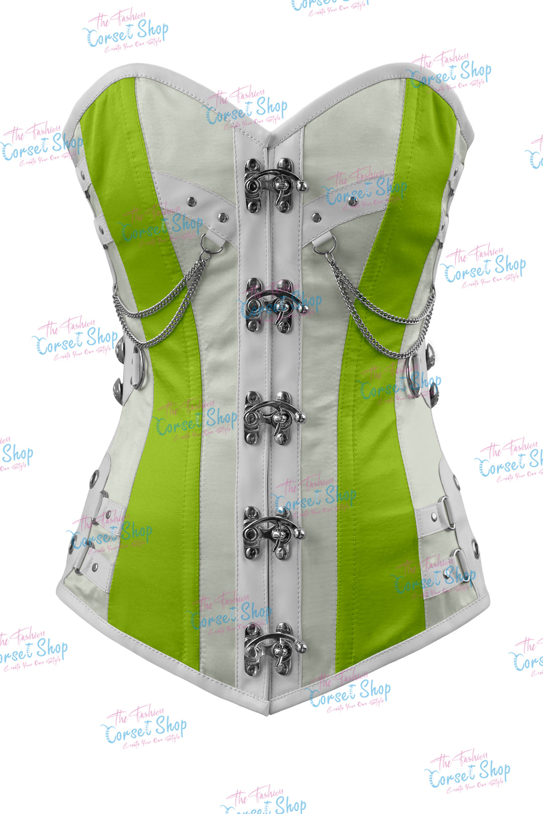 Dackett Satin Steampunk Overbust Corset