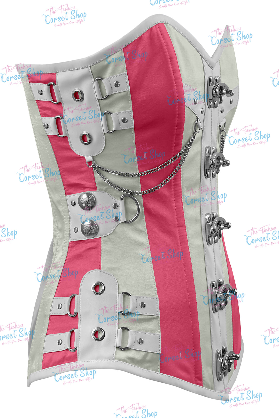 Dackett Satin Steampunk Overbust Corset