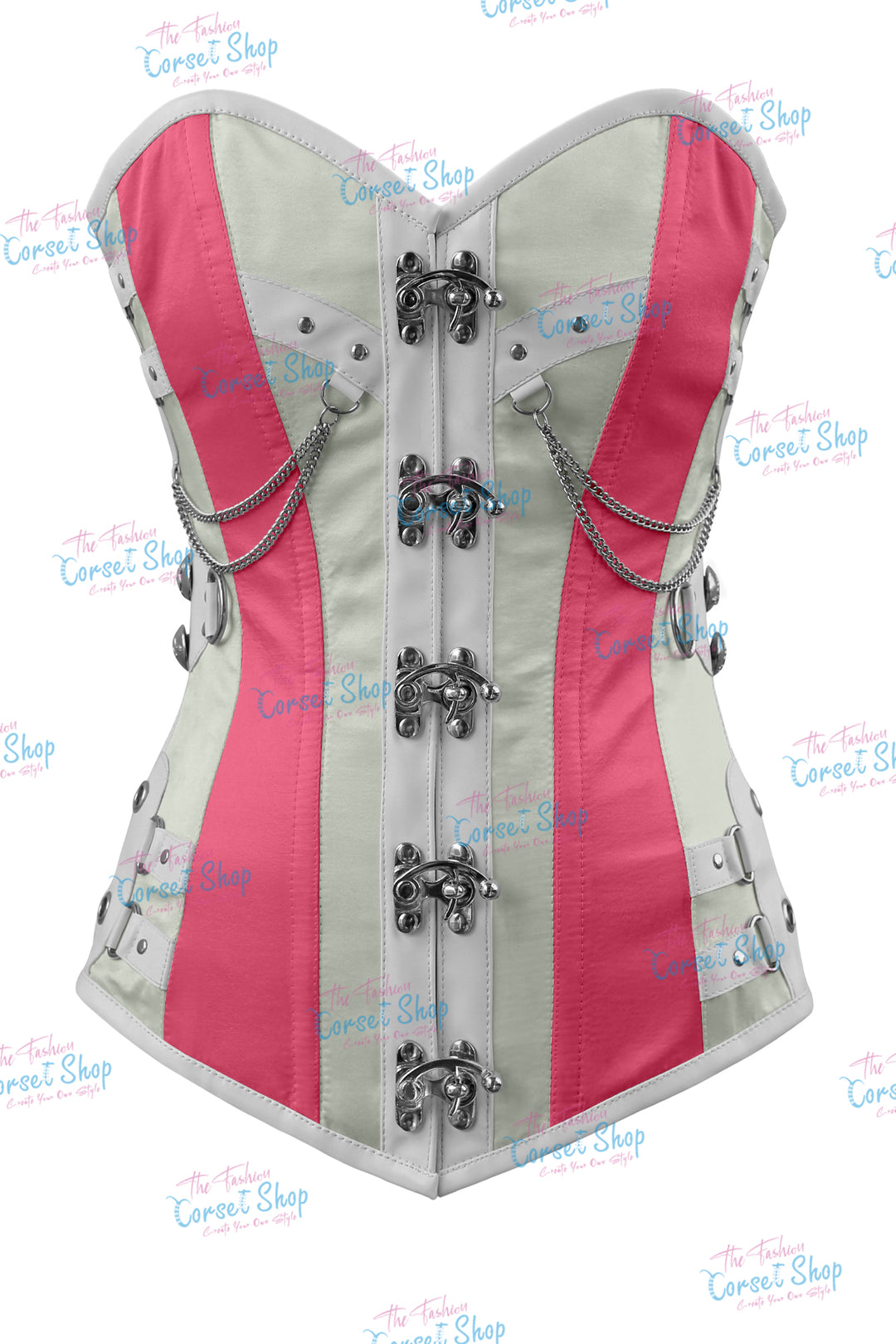 Dackett Satin Steampunk Overbust Corset