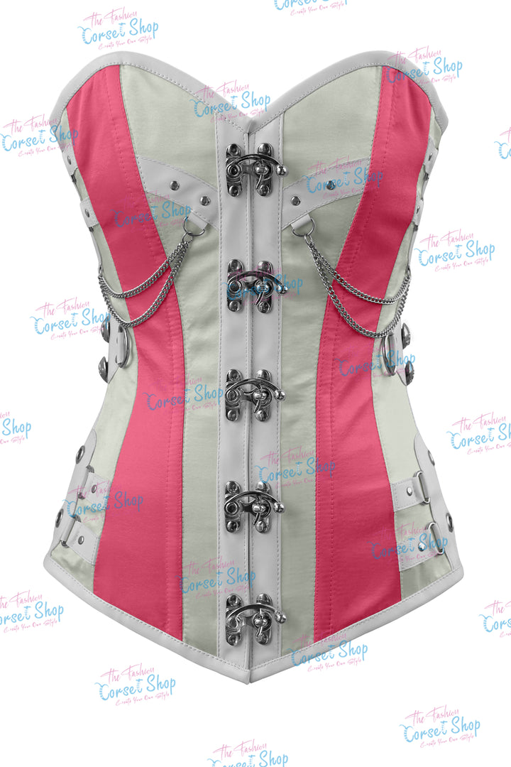 Dackett Satin Steampunk Overbust Corset