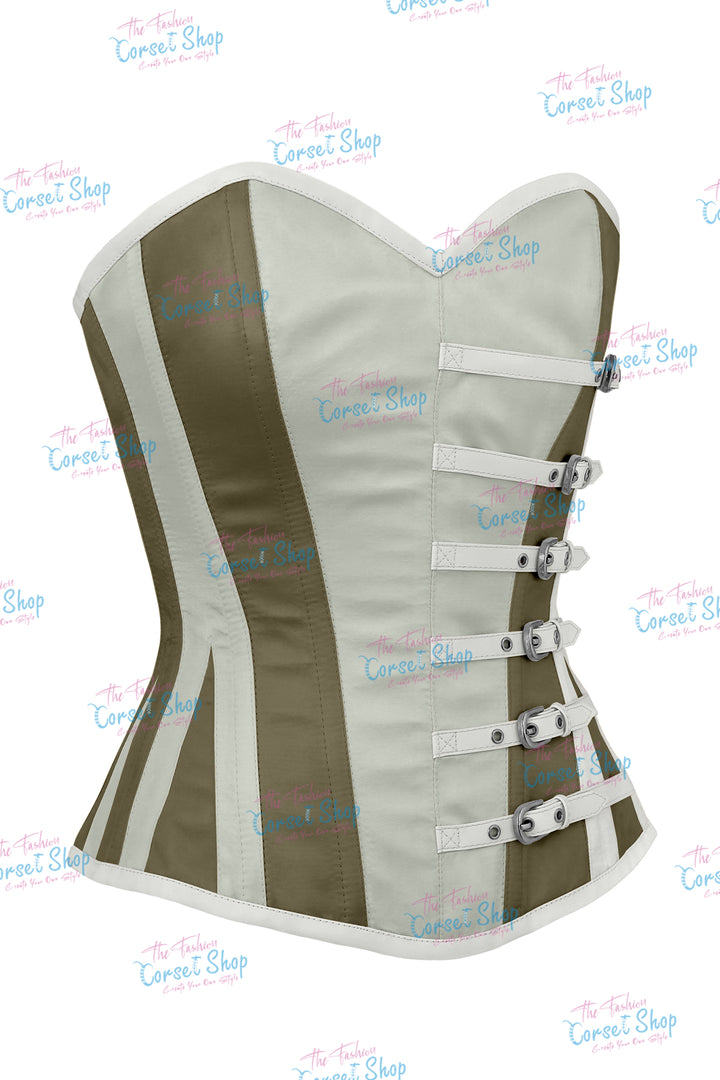 Agabeze Gothic Satin Overbust Corset