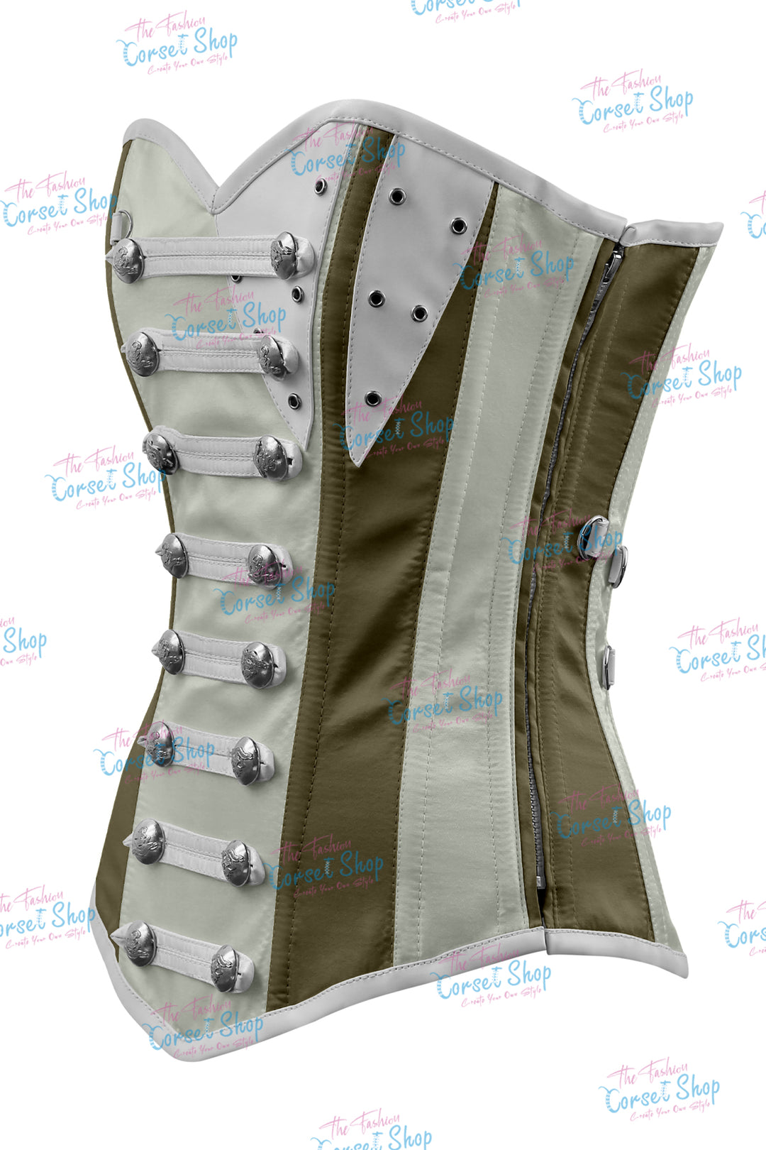 Jessie Satin Overbust Corset