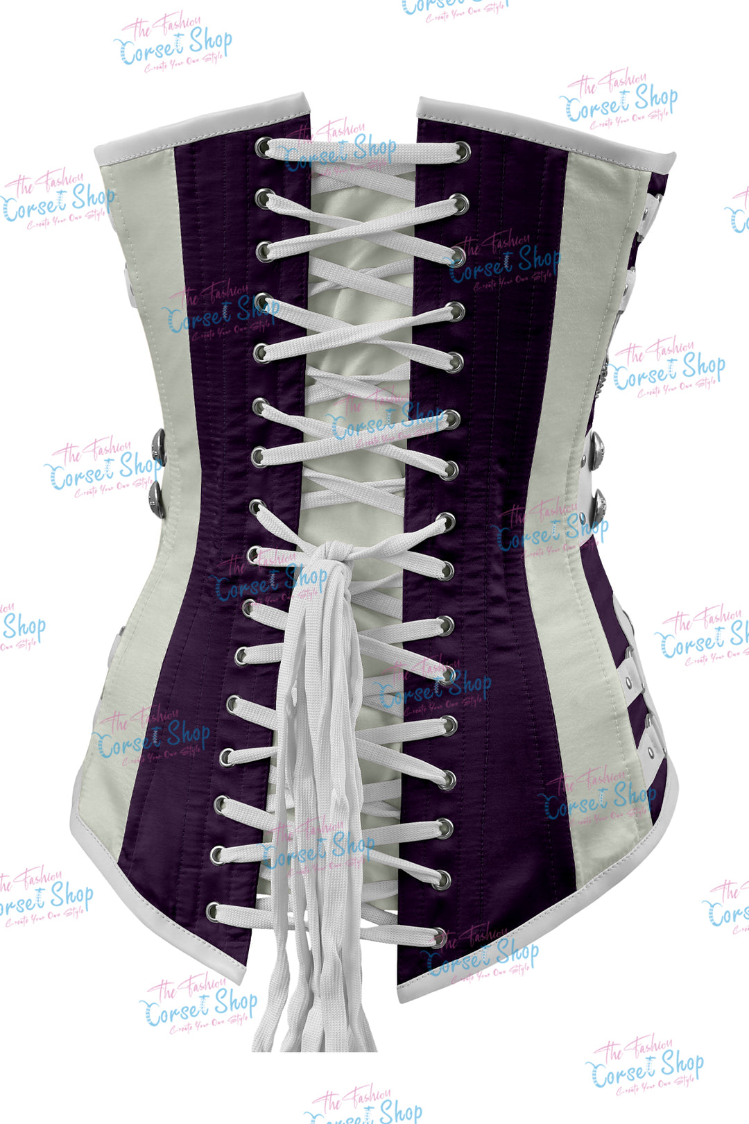 Dackett Satin Steampunk Overbust Corset