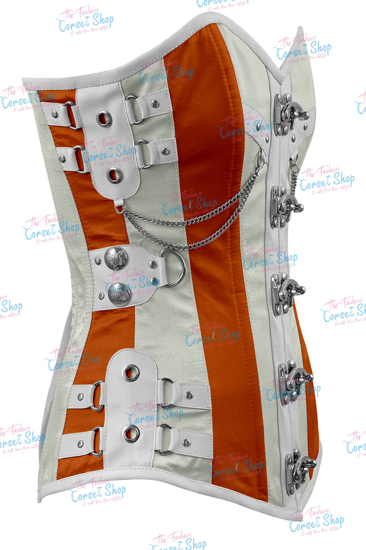 Dackett Satin Steampunk Overbust Corset