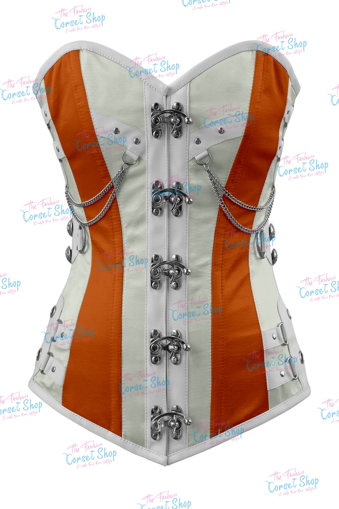 Dackett Satin Steampunk Overbust Corset