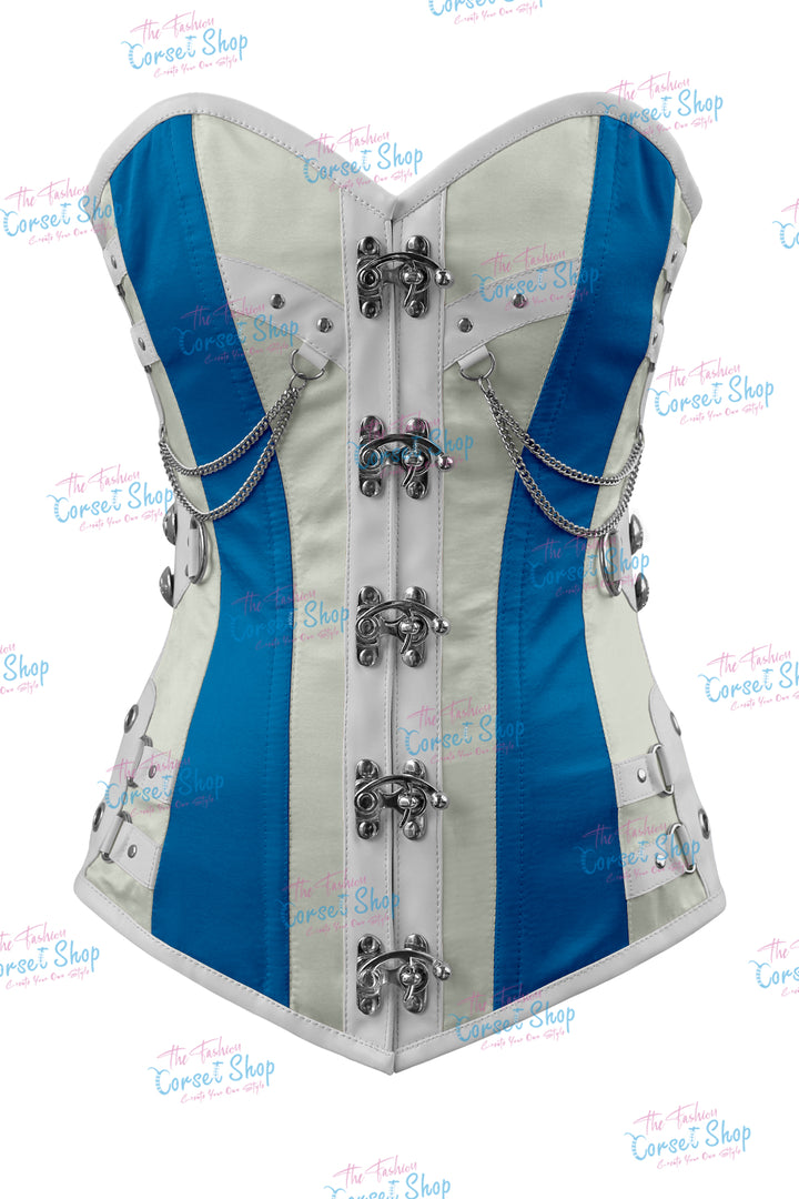 Dackett Satin Steampunk Overbust Corset