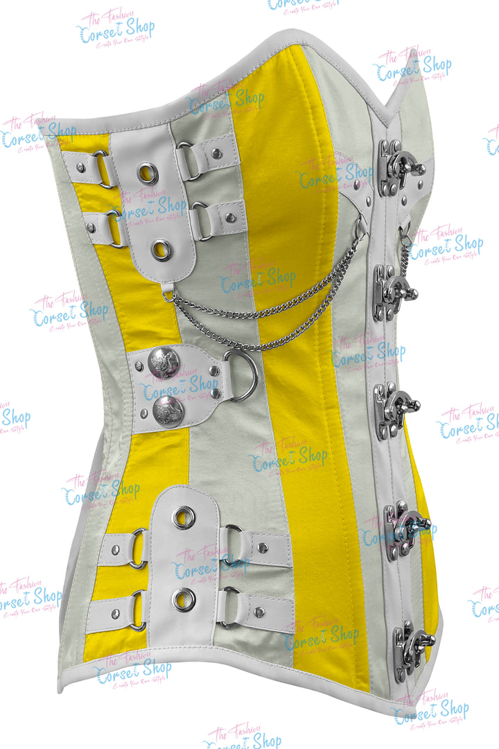 Dackett Satin Steampunk Overbust Corset