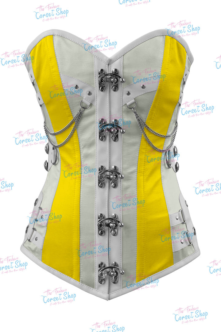 Dackett Satin Steampunk Overbust Corset