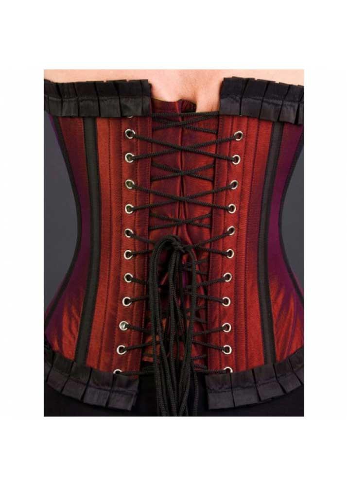LILY BURGUNDY TAFFETA