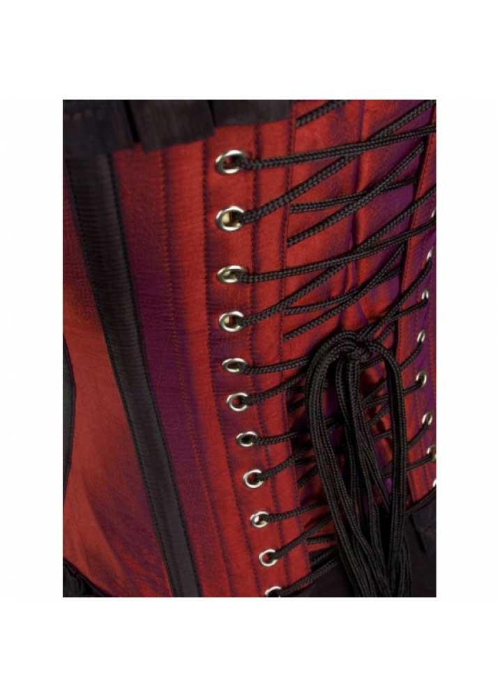 LILY BURGUNDY TAFFETA
