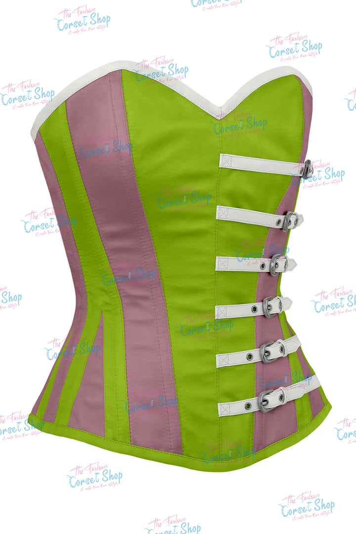 Agabeze Gothic Satin Overbust Corset