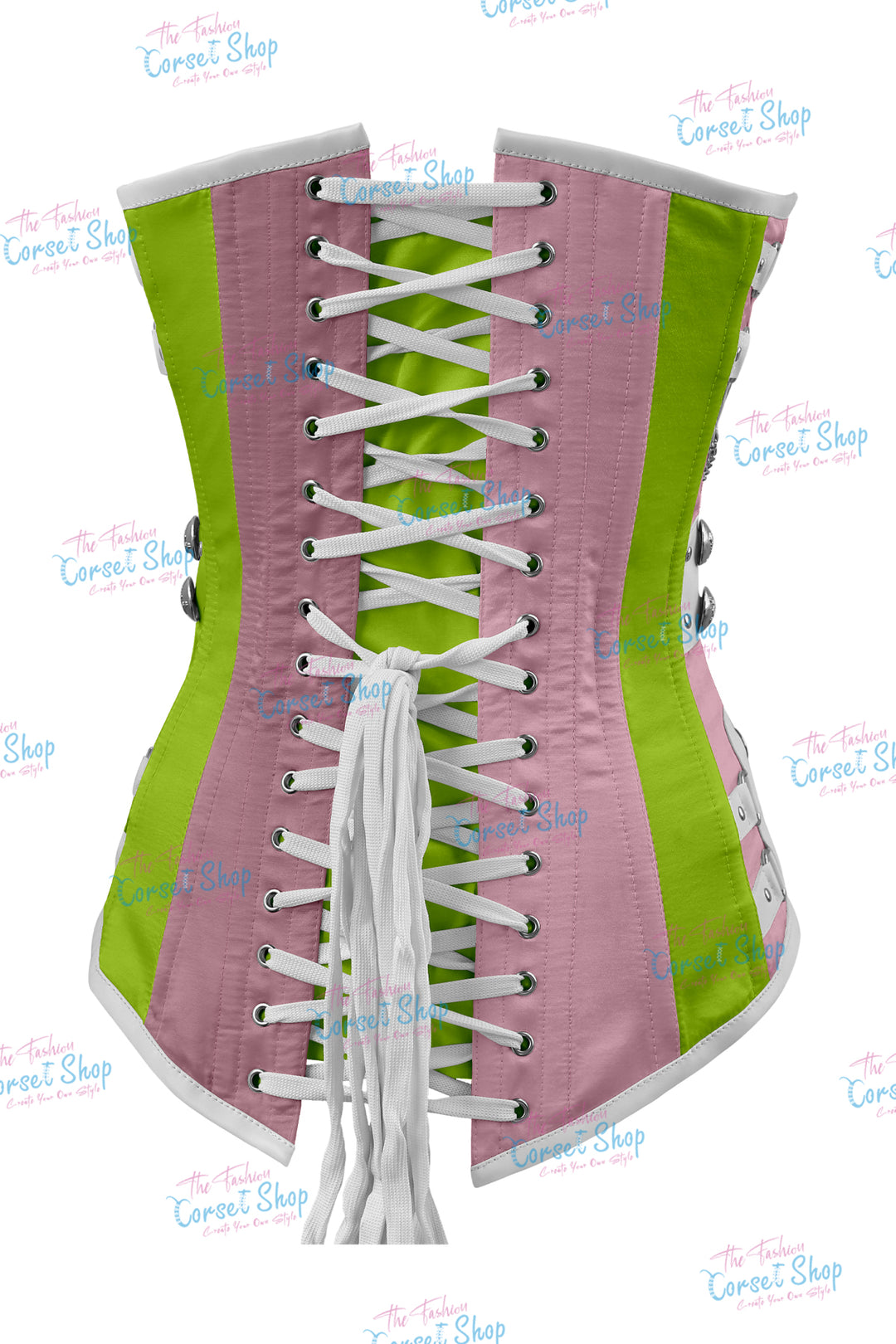 Dackett Satin Steampunk Overbust Corset