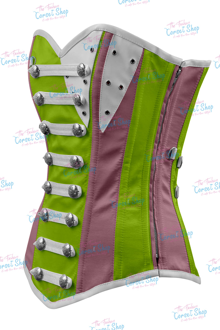 Jessie Satin Overbust Corset