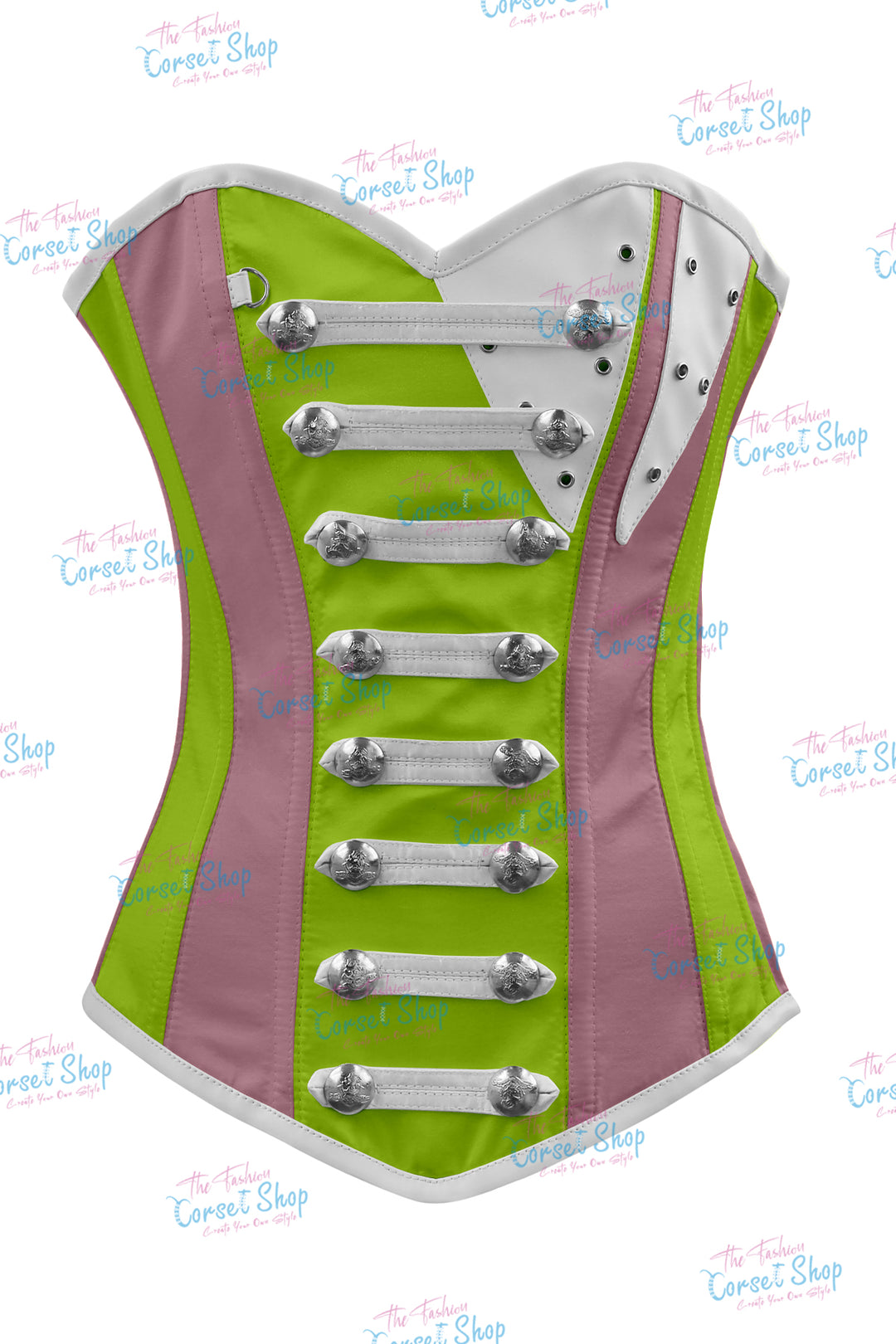 Jessie Satin Overbust Corset
