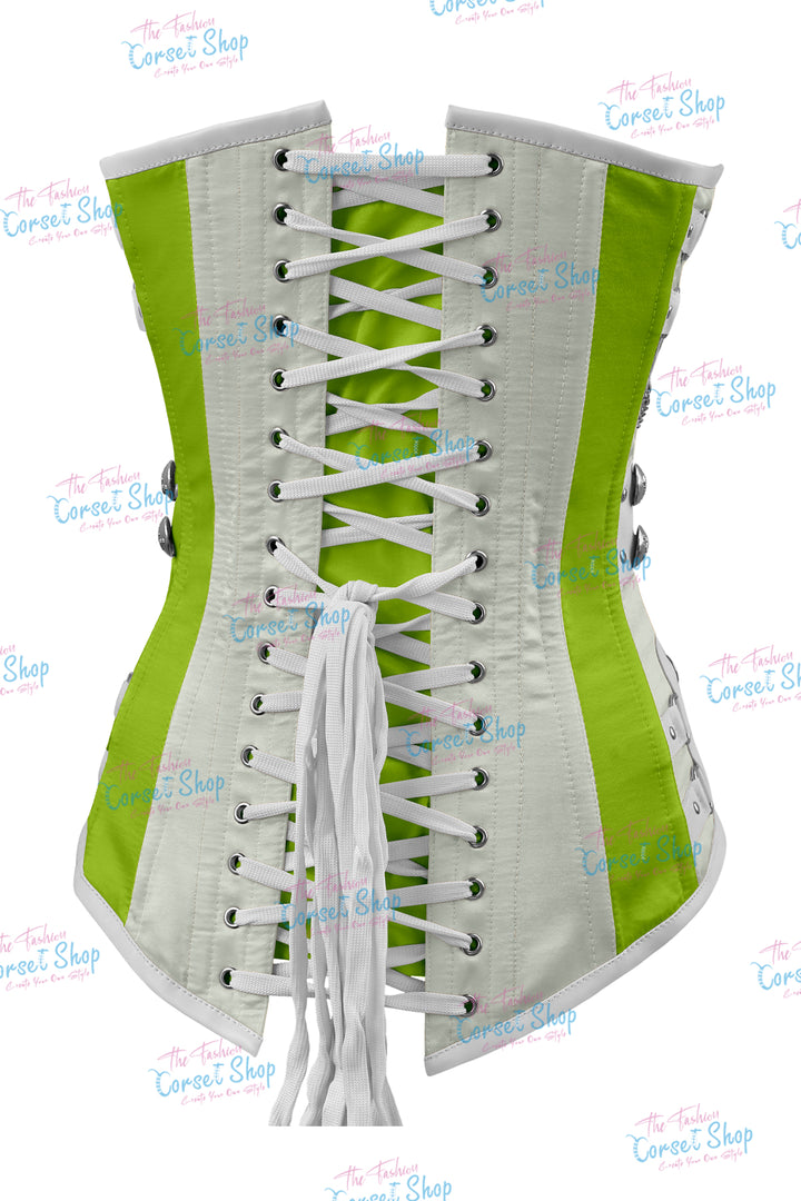 Dackett Satin Steampunk Overbust Corset