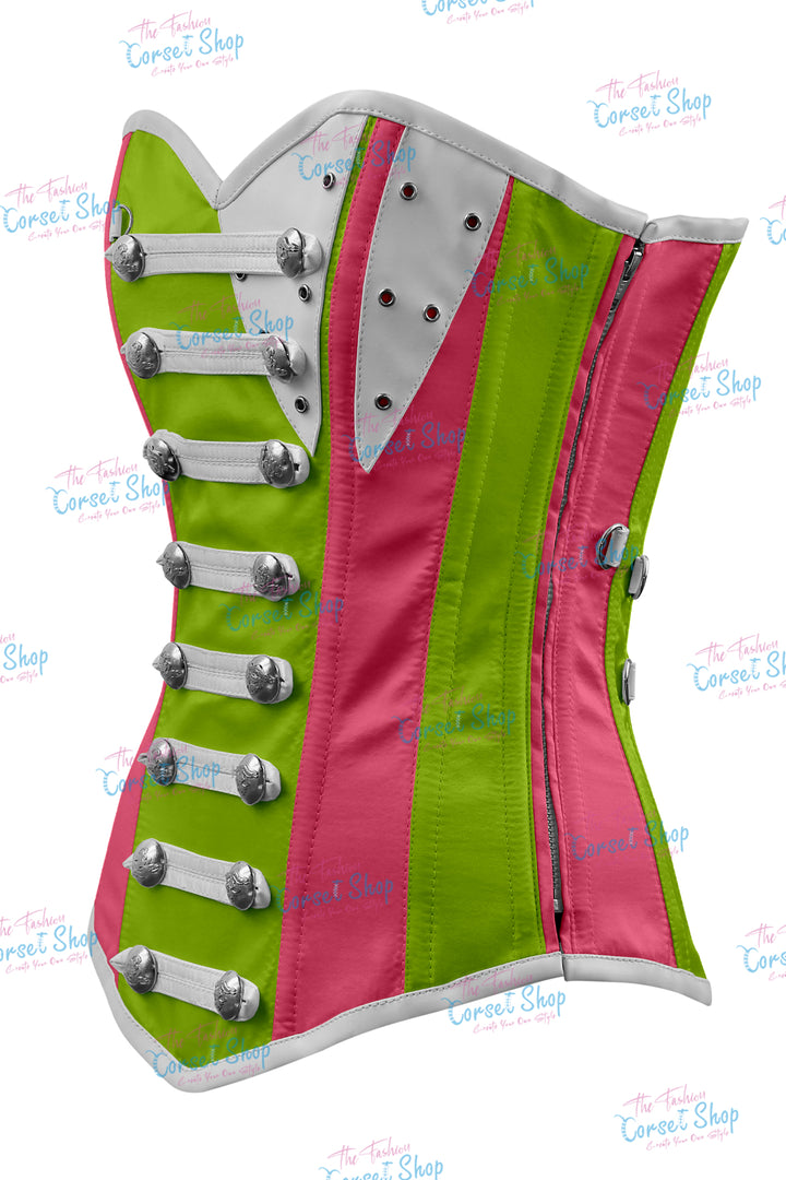 Jessie Satin Overbust Corset