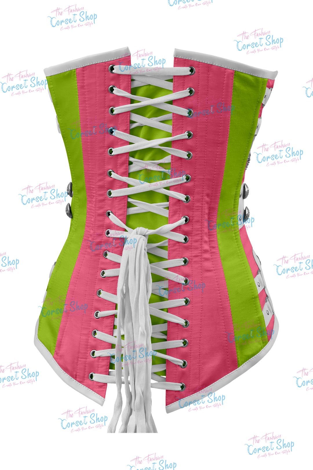 Dackett Satin Steampunk Overbust Corset