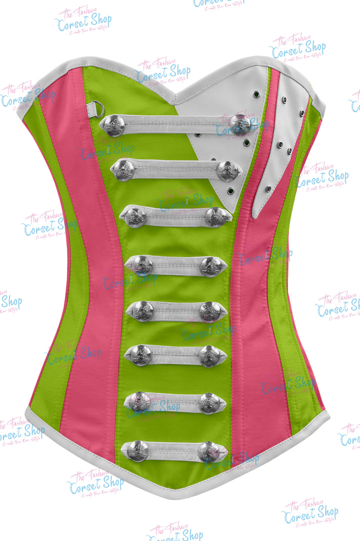 Jessie Satin Overbust Corset