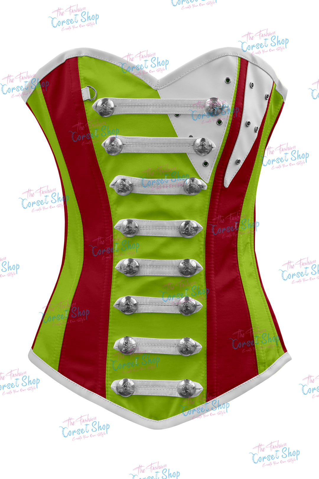 Jessie Satin Overbust Corset