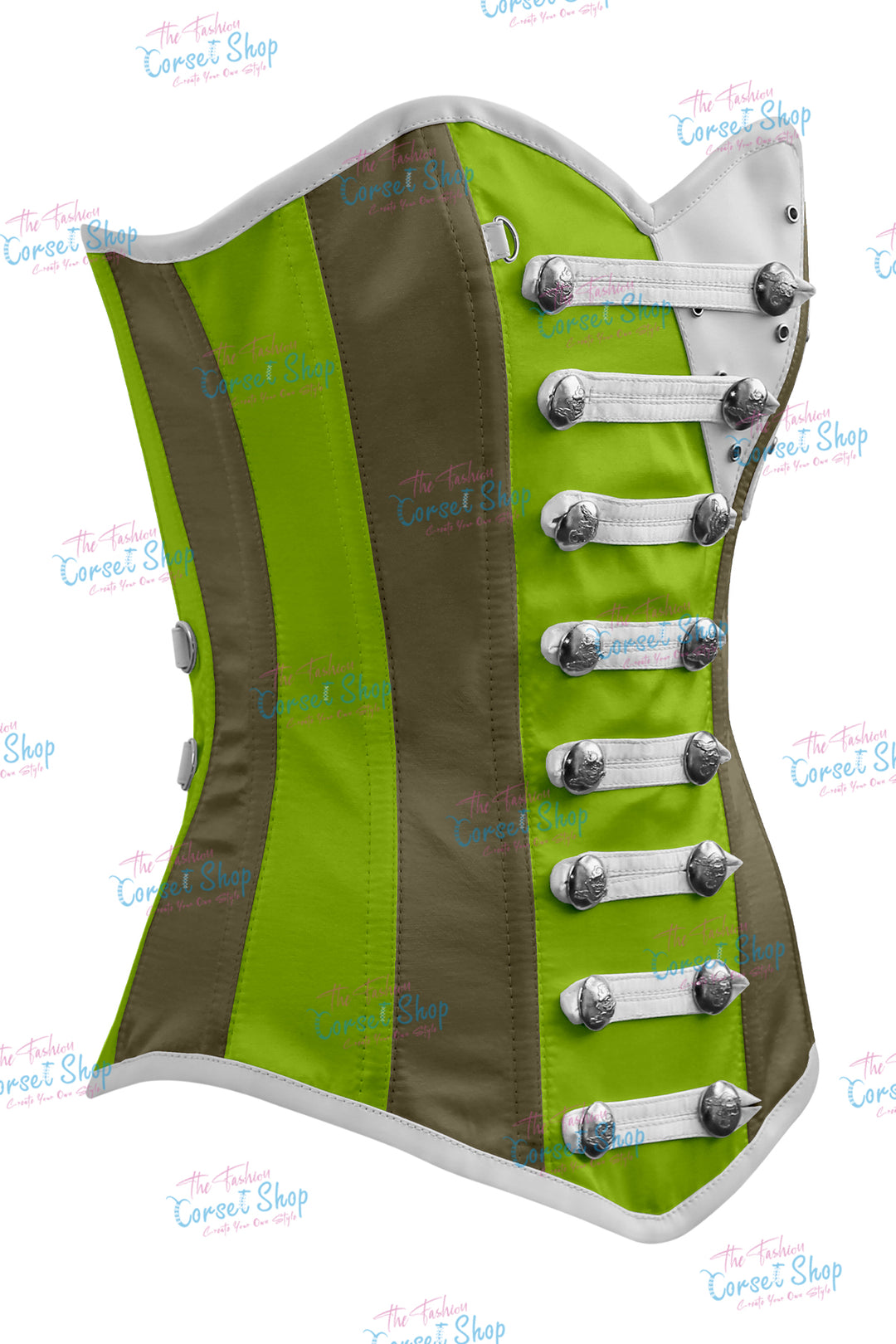 Jessie Satin Overbust Corset