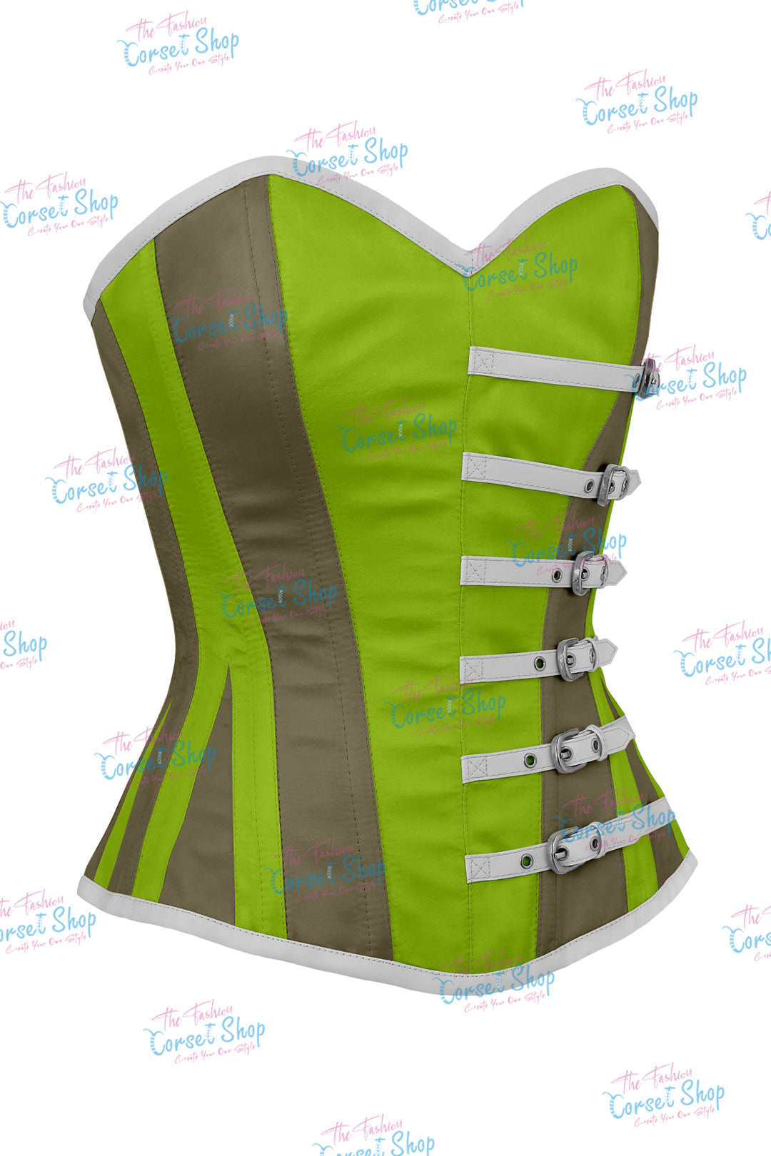 Agabeze Gothic Satin Overbust Corset