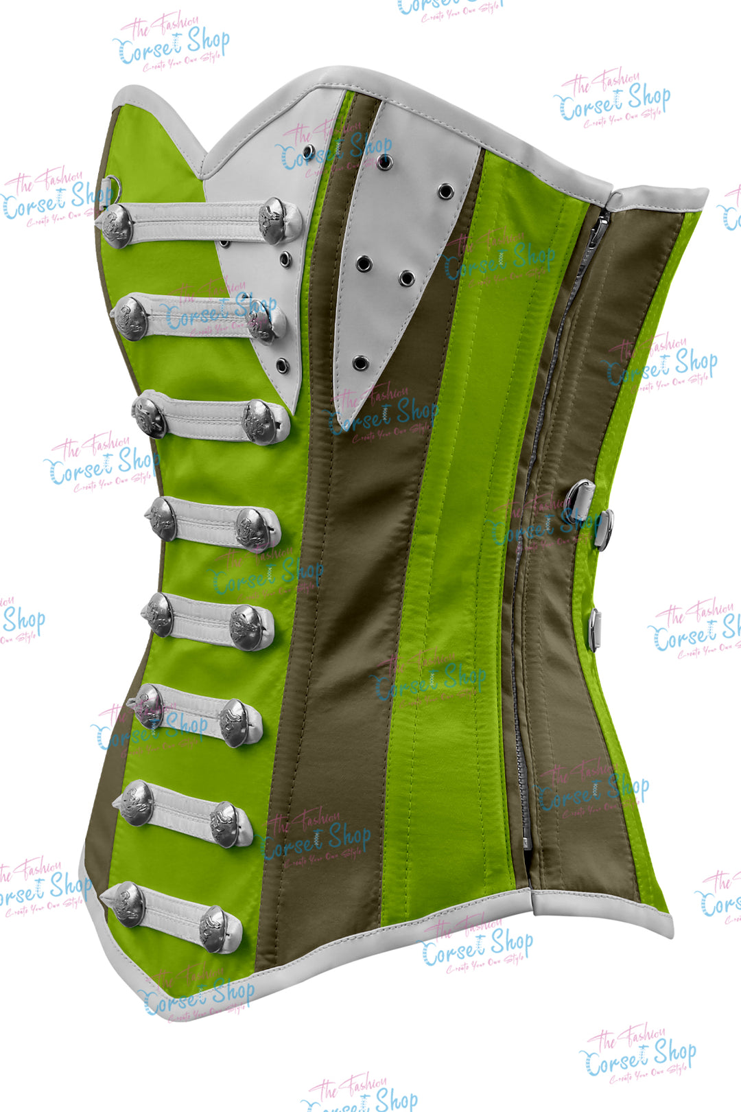 Jessie Satin Overbust Corset