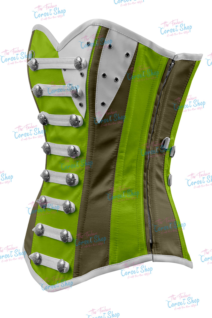Jessie Satin Overbust Corset