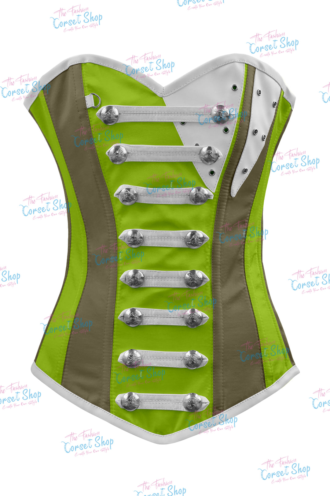 Jessie Satin Overbust Corset