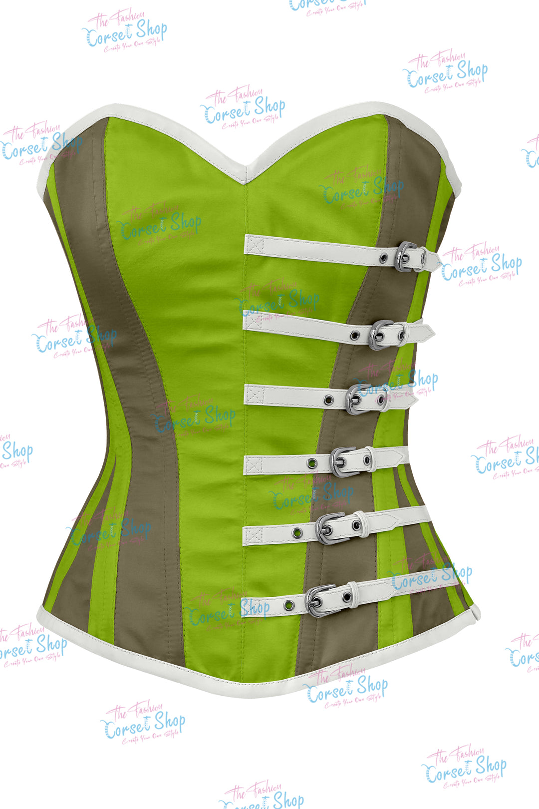 Agabeze Gothic Satin Overbust Corset