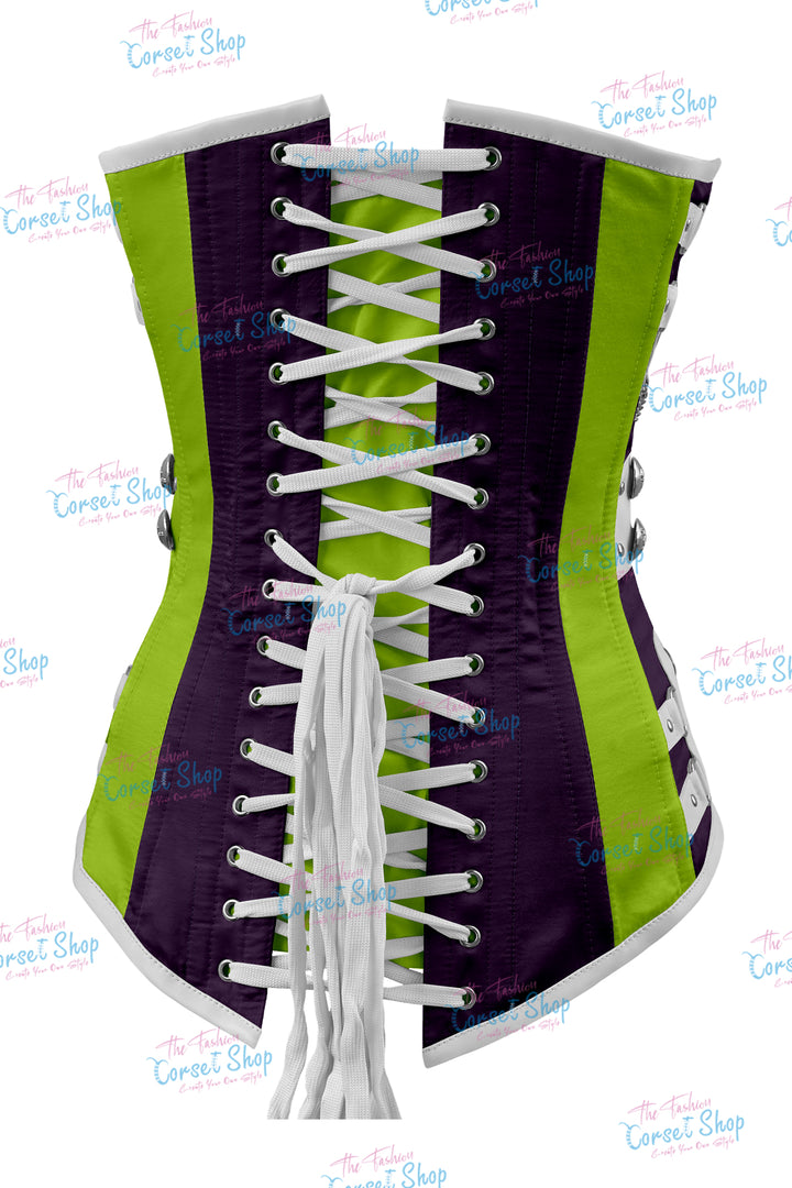 Dackett Satin Steampunk Overbust Corset