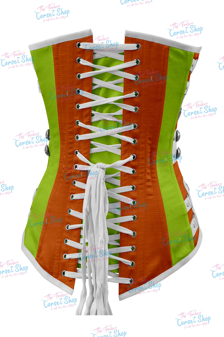Dackett Satin Steampunk Overbust Corset